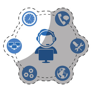 中心電話銷售技術(shù)服務(wù)人員耳機(jī)IC數(shù)據(jù)處理解析